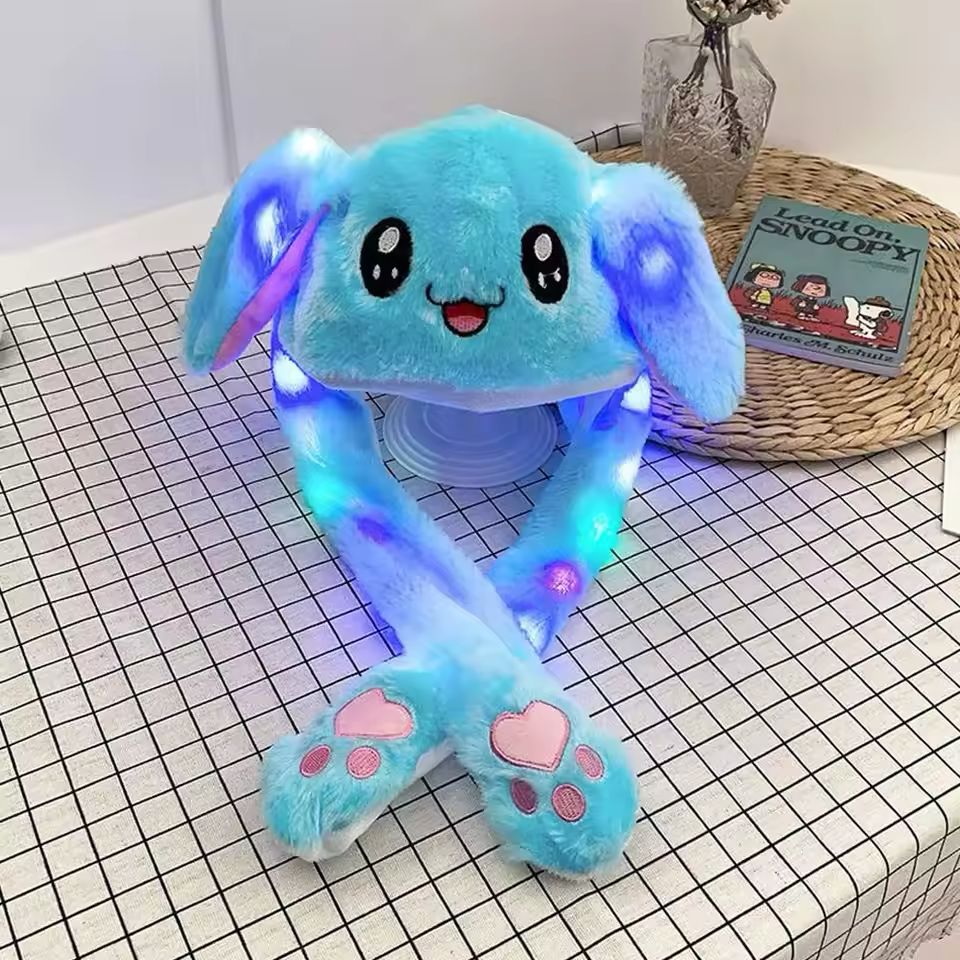 Soft Plush Rabbit Ear Hat