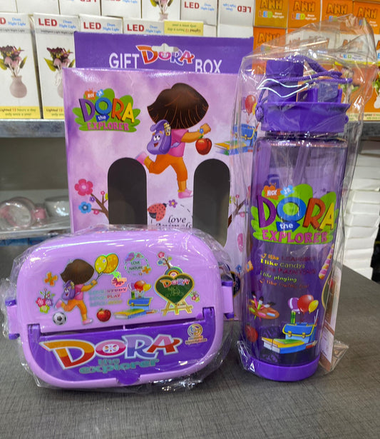 Big Size Kids School Lunch & Bottle Gift Box